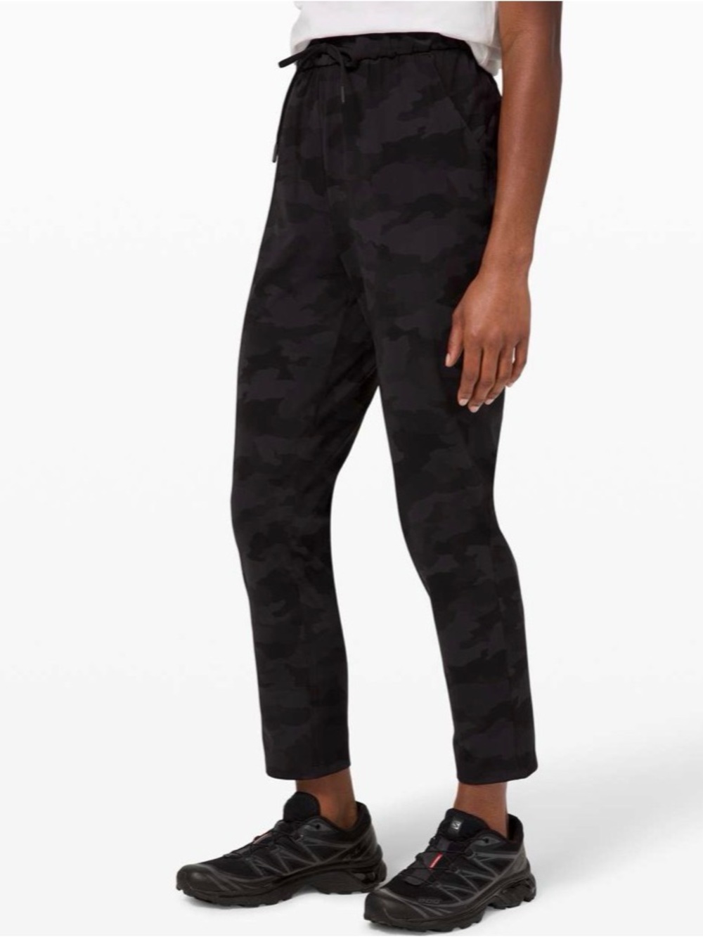 Lululemon Keep Moving Pant 7/8 High Rise Heritage 365 Camo Deep Coal Multi Sz 6